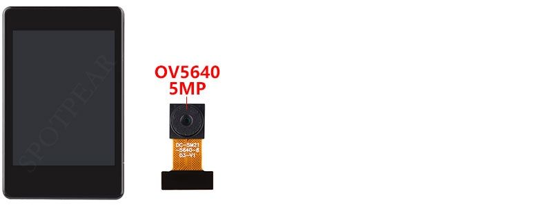 Vand placuta ESP32-S3, display touch 2 inch, modul camera OV5640 5MP