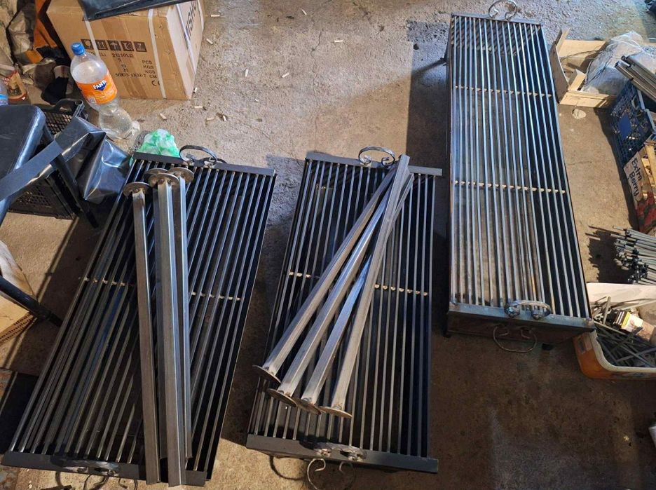 Барбекюта изработени по идея на клиент като модел и размер.