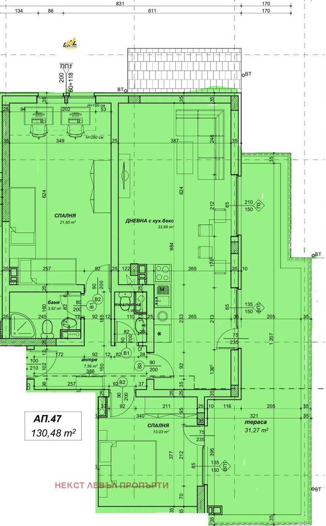 Продава се Тристаен апартамент в София, Овча купел 2 - 151 кв.м за 1492 €/кв.м - Снимка #3