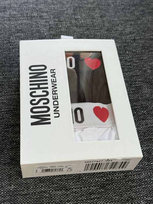 Moschino Love You set 2 chiloti alb/negru marimea L noi originali