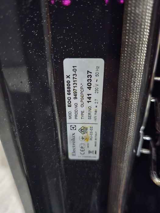 Cuptor incorporabil Electrolux EOC66800X !
