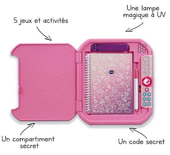Интерактивна играчка Таен Дневник VTech Kidisecrets Magic Glow