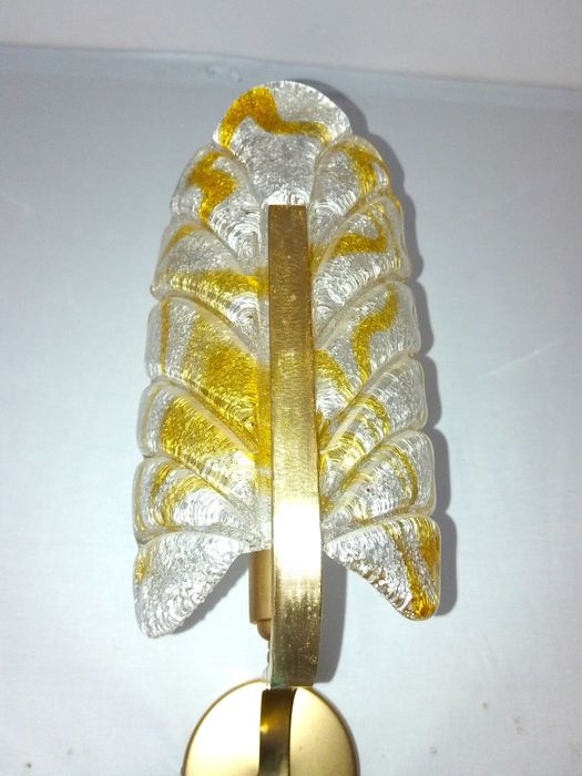 Aplica (1 din 5), MCM Art Deco, Carl Fagerlund, sticla Murano, vintage