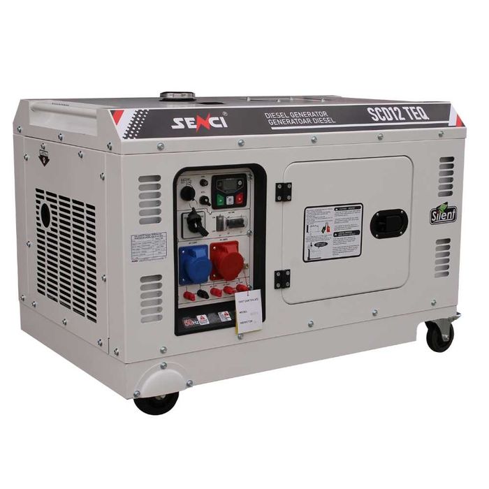 Generator de curent insonorizat SENCI SCD12 TEQ, 230/400V 10kW Diesel
