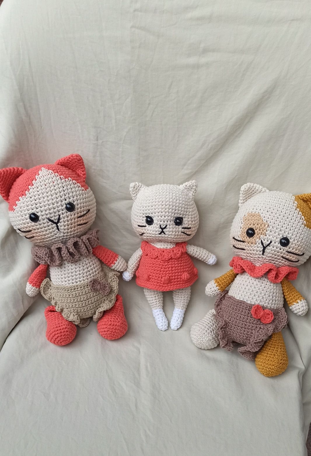 Плетени играчки-еднорог , кученца, жирафче и котенца