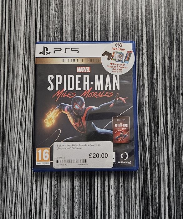 Spiderman miles morales ps 5