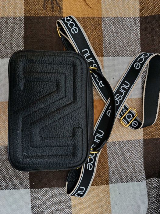 Сумка nursace и рюкзак кож зам синий