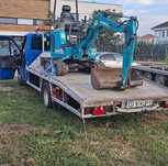 Miniexcavator autobasculabil nisip balegar fose septice piscine