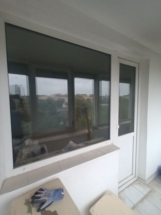 Vând usa+geam termopan!