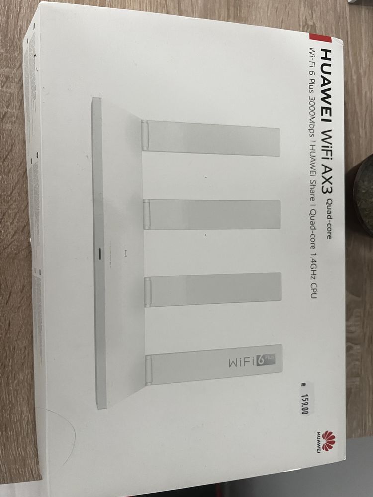 Wifi рутер Huawei AX3 (WiFi 6 Plus, Quad-Core) – 3000 Mbps