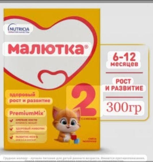 Малютка 2 детское питание