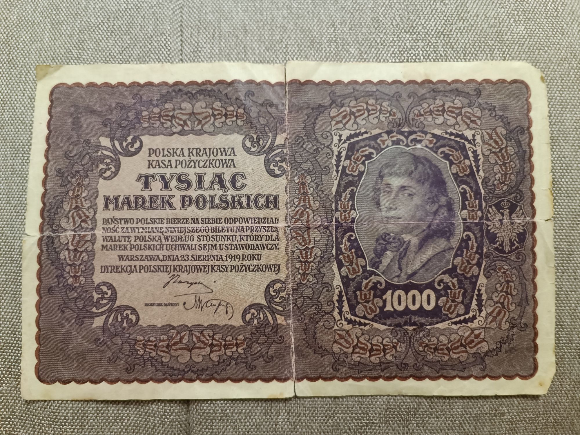 1000 Marci poloneze 1919