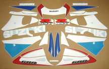 Стикери Сузуки GSXR 600 Srad 1996г.-1999г. Suzuki лепенки срад 1997