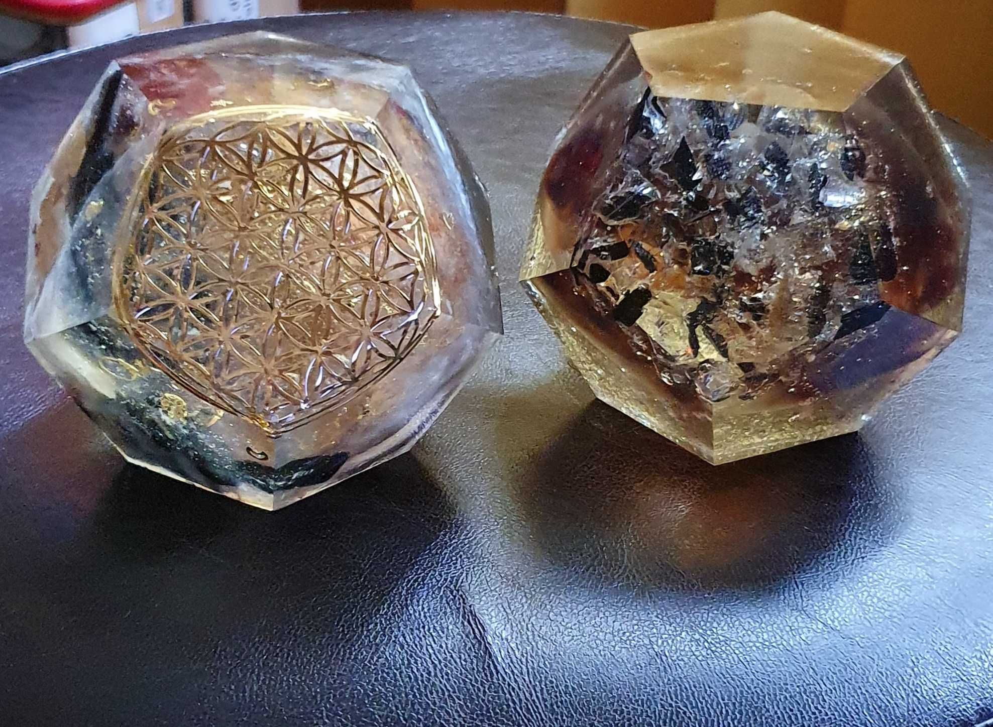 Sfera geometrica/ pentagon - orgon 4 inch, 10cm, handmade