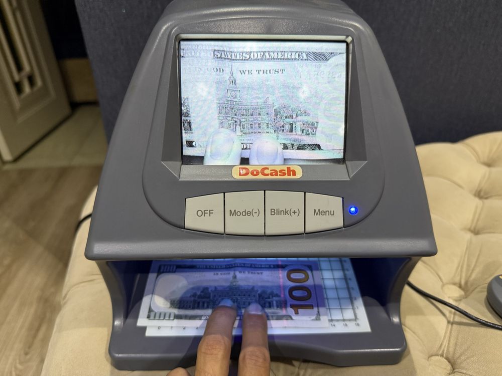 * смотровой детектор банкнот многофункциональный для 100% проверки под