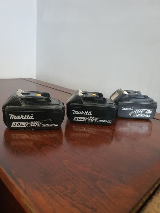 Батерии Makita 2бр.18V/4Ah и 1бр-3Аh