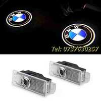 Set De 2 Proiectoare 3d Logo Bmw Led Portiere Usi