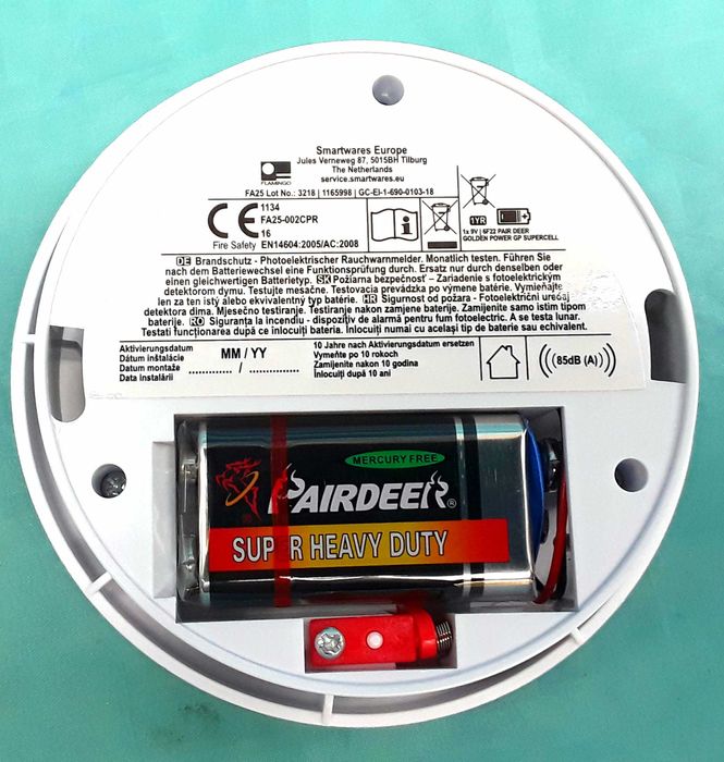 SENZOR electronic pentru fum, incendiu NOU - 70 Lei