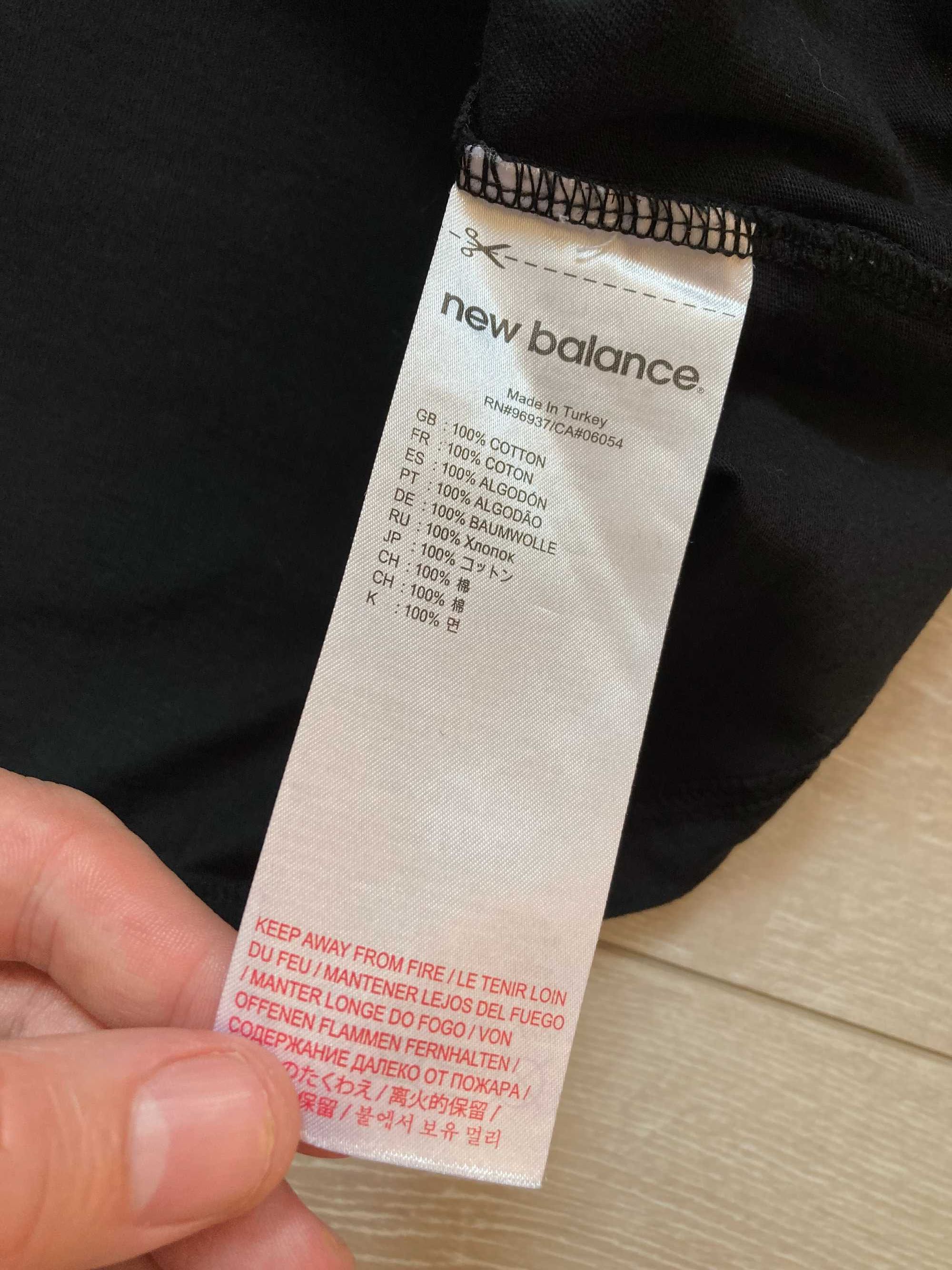 New Balance мъжка черна тениска размер М