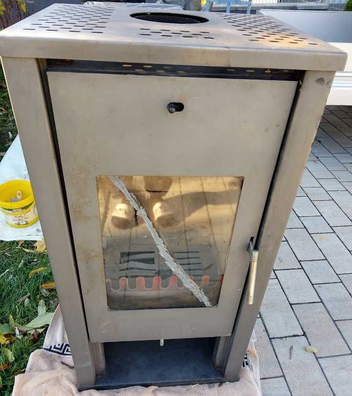 Semineu soba Casa Sau atilier din fonta Sau tabla groasa