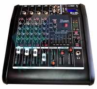 Mixer audio amplificat consola DJ Bluetooth 4/6/8/12 canale 500W/1000W