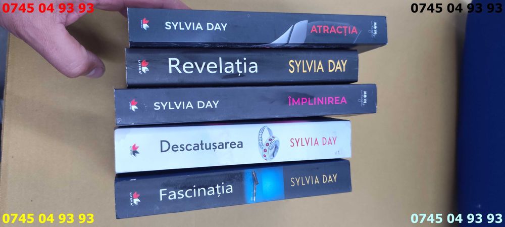 carte carti SYLVIA DAY 5 volume seria crossfire pret pe toate
