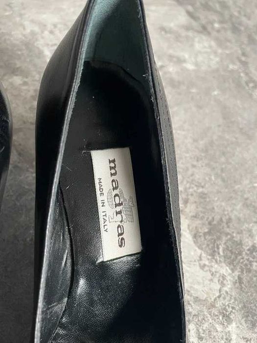 Pantofi de piele Madras – Made in Italy, negri, mărimea 36