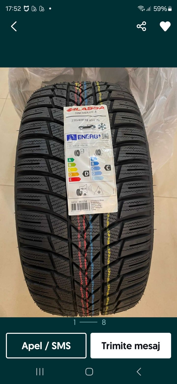 Roti aliaj jante OMANYT 235 40 R18 R LINE iarna passat b6 cc golf5 6 7