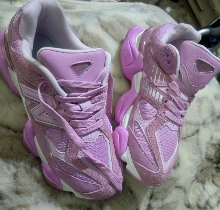 New Balance розови оригинални дамски сникърси естествена кожа 39.5 ном