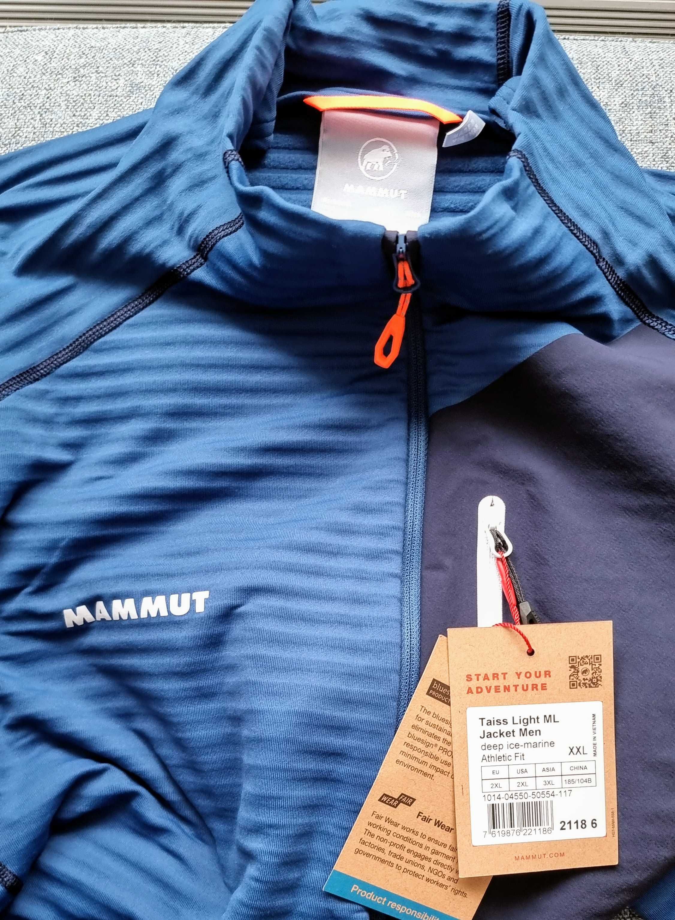 Hanorac XXL MAMMUT Taiss Light Original cu eticheta