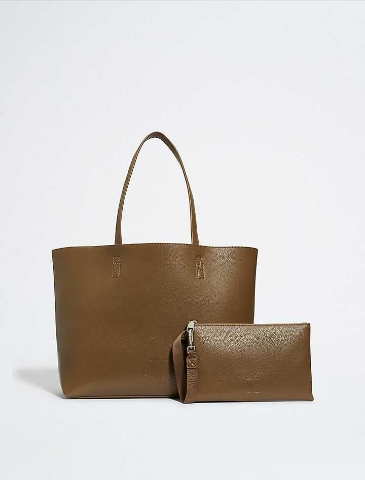 Сумка тоут Calvin Klein All Day Tote Bag искусственная кожа коричневый
