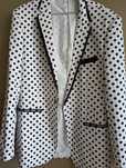 Sacou barbati Hugo Boss slim fit cu buline negre  Mărimea 50
