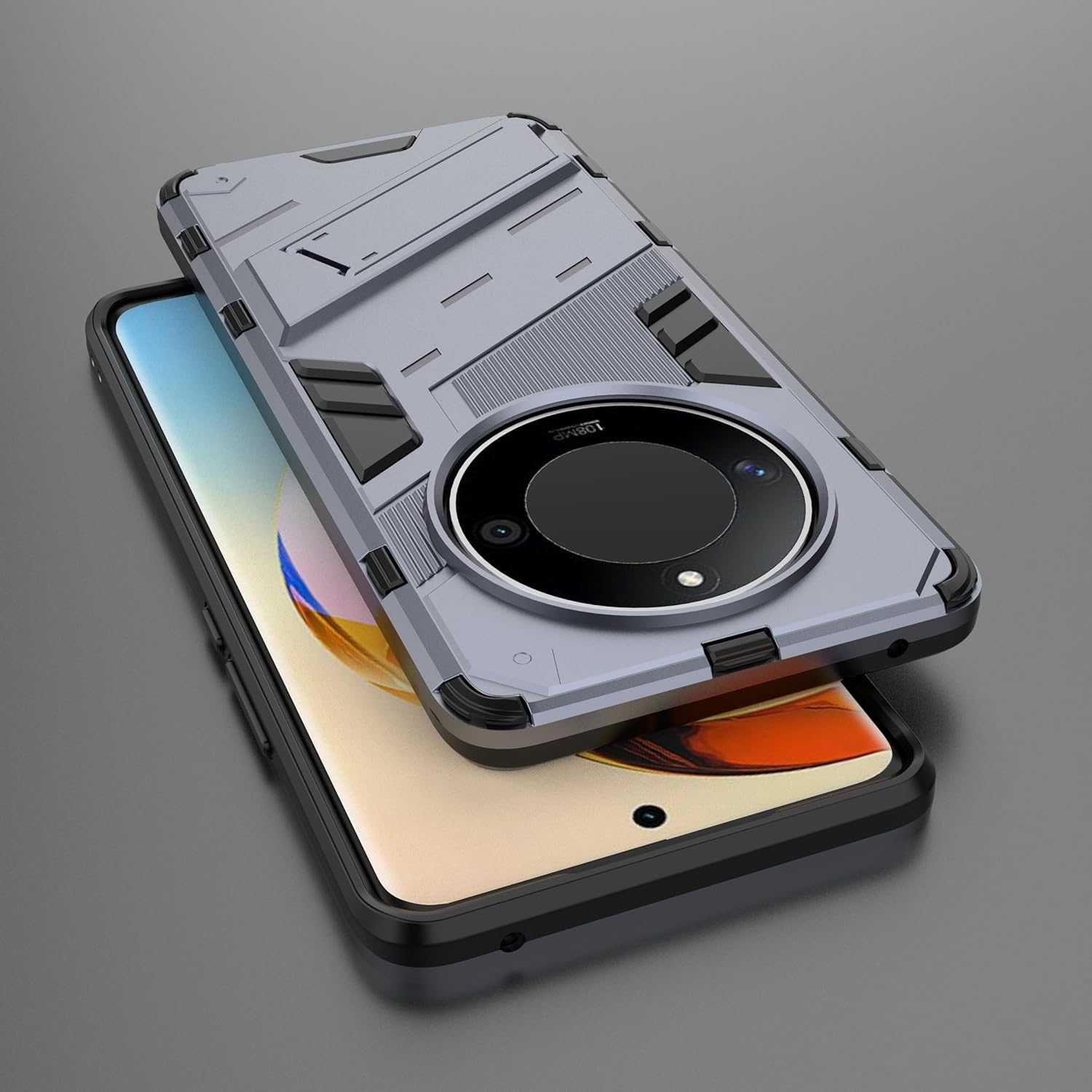 Husa antisoc model HYBRID kickstand pentru Honor Magic 6 Lite