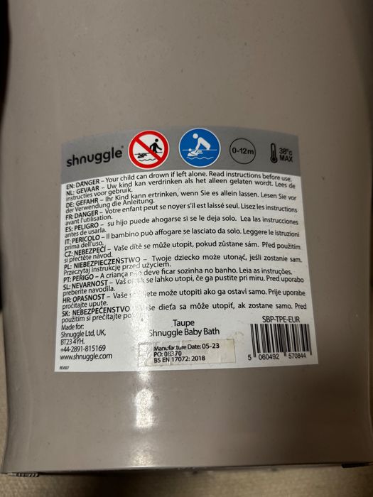 Cadita bebelusi Shnuggle