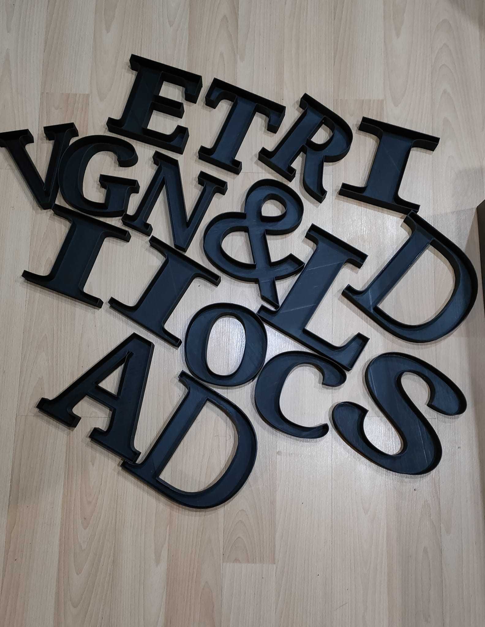3D принтирани букви за Скандинавски мъх и декорация