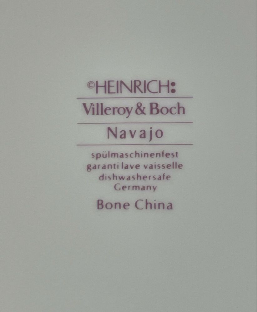 Костен порцеланов винтидж сервиз на Villeroy&Boch Heinrich Navajo