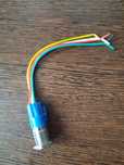 Push butoane metalice, LED, 220V