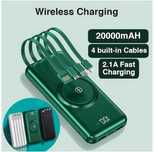 20000mAh безжичен преносим Power Bank цифров дисплей