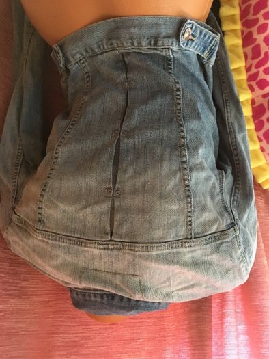 Jachetă scurtă de denim Geaca blug Nr 34 XS H&M