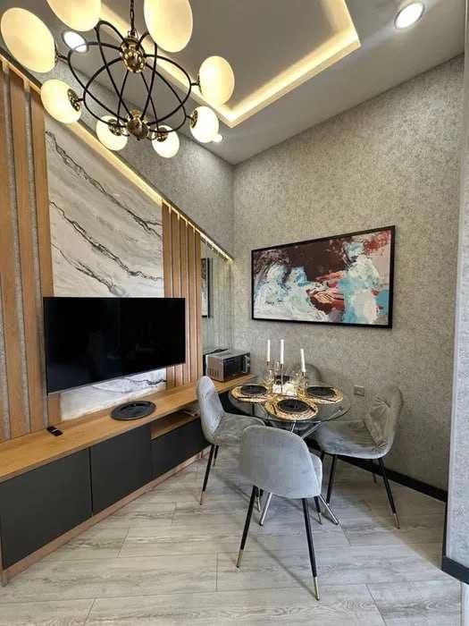 Tashkent City Boulevard 2 комнатная 45м2 Евроремонт готовая с мебелью