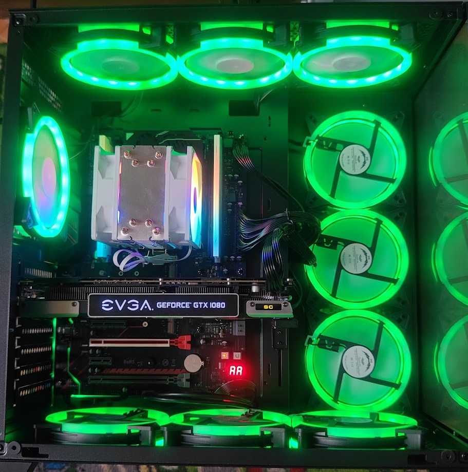 Гейм PC/workstation Xeon E52697AV4,EVGA1080,32gb ddr4,1tb nvme,2tb hdd