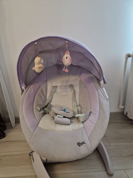 Scaun balansoar electric Caretero mov