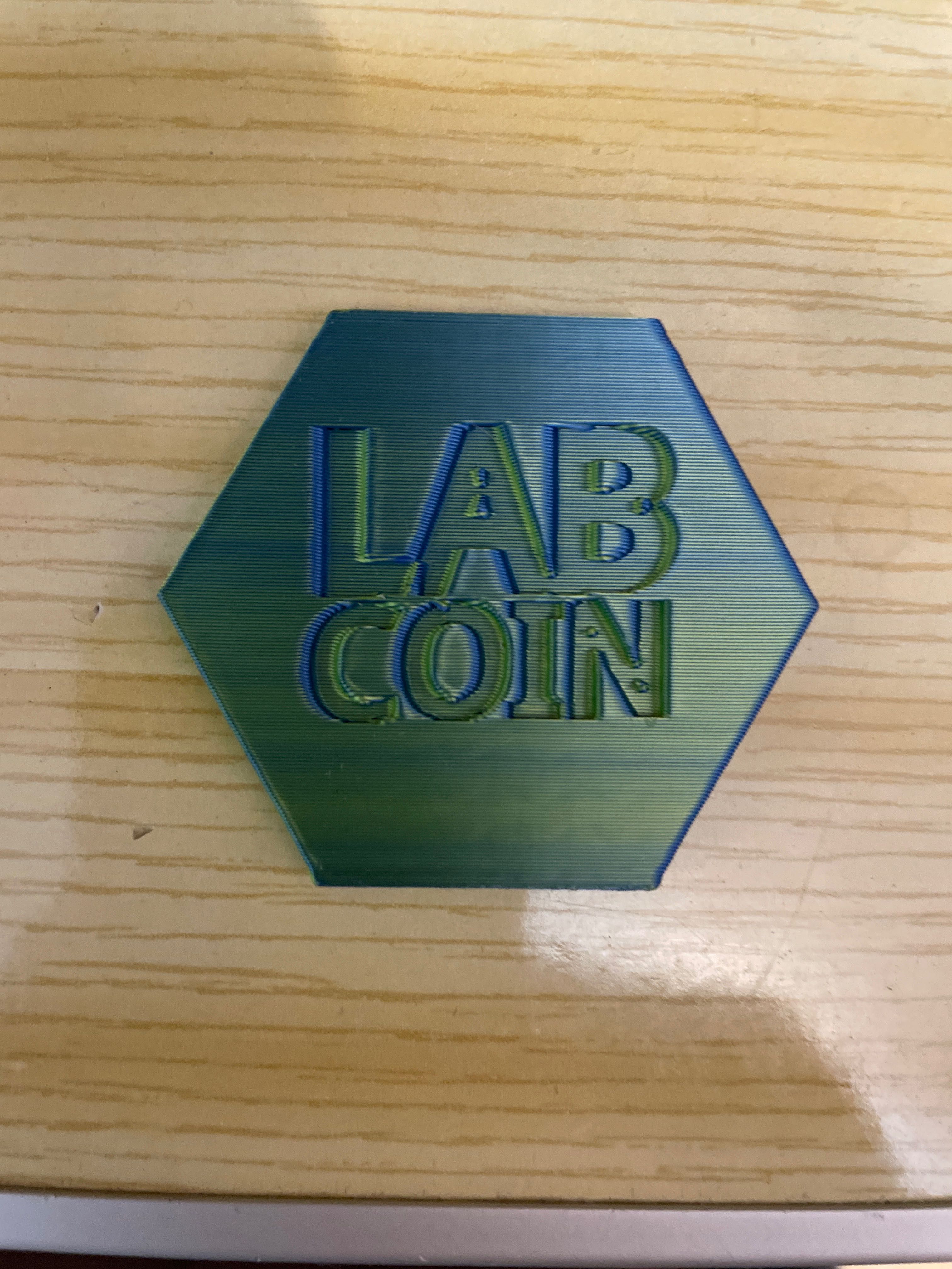 Lab coin/Лаб койн/ Зелен хамелеон 4 звезди