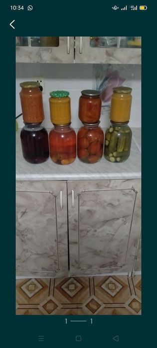 Соления и компоты домашние