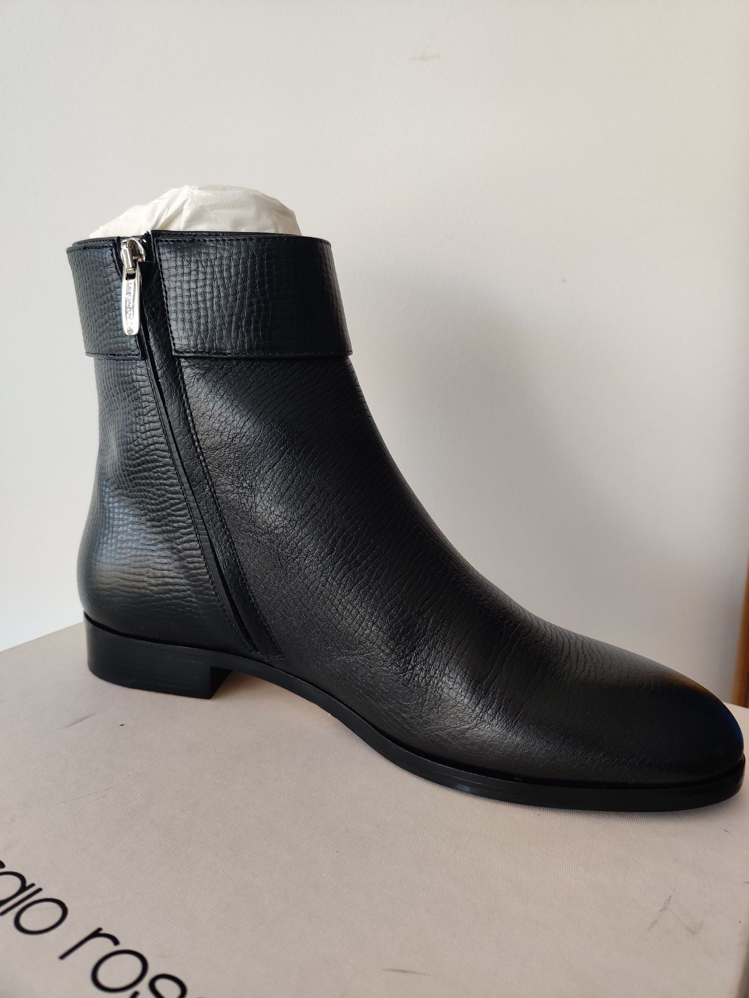 Ghete botine piele Sergio Rossi 38.5