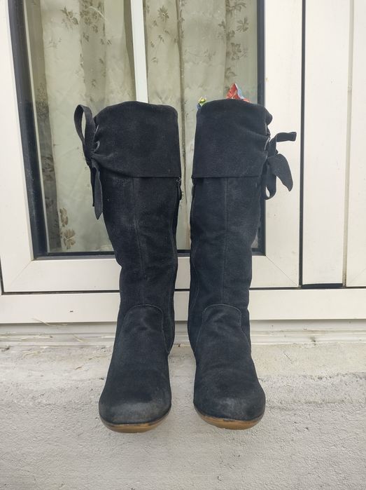 Cizme dama piele intoarsa sau nabuk 36