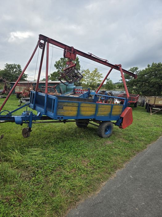 Mig gunoi 3000 Kg Fristein cu kran graifer incarcare