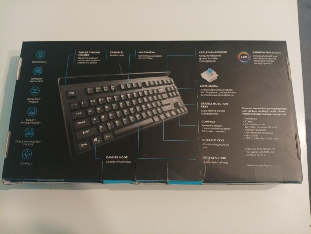 Геймърска клавиатура NOXO SPECTER