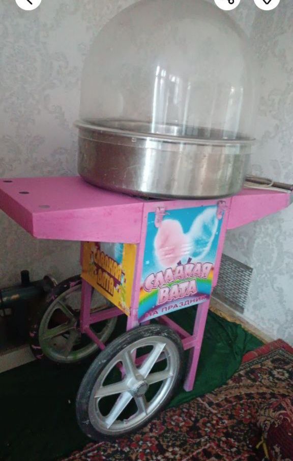 Сладкая вата, Ширин пахта, пахта аппарат