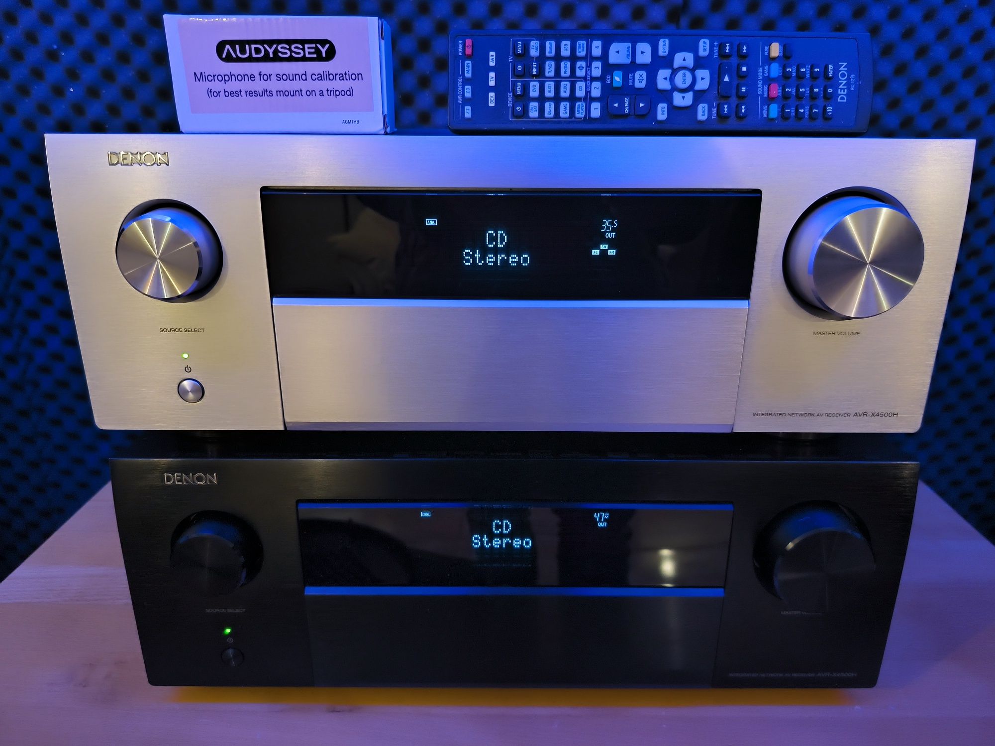 Receiver 9.2 Denon AVR-X4500H Dolby Atmos Bluetooth WiFi